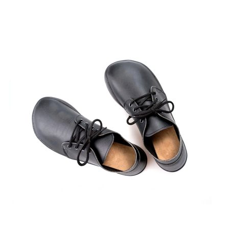 AHINSA SHOES BINDU 2 BARE Black 225