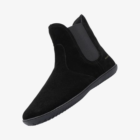 GROUNDIES CAMDEN Mid Black| Chelsea zateplené barefoot boty 5