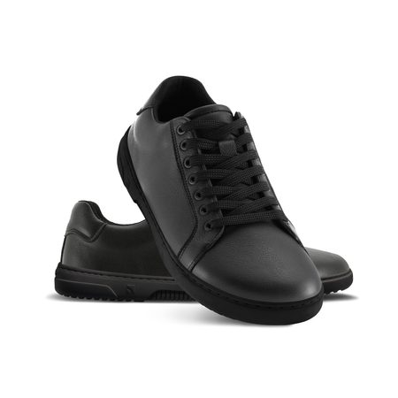 BAREBARICS BAREFOOT TENISKY ZOOM All Black Leather 3