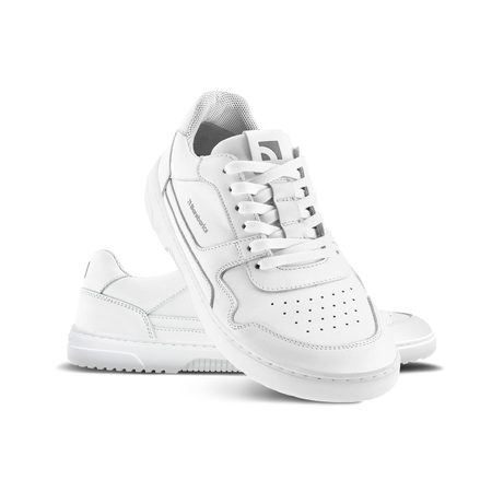 BAREBARICS BAREFOOT TENISKY ZING All White Leather 3