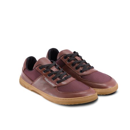 BAREBARICS BAREFOOT TENISKY BRAVO Maroon Brown 3