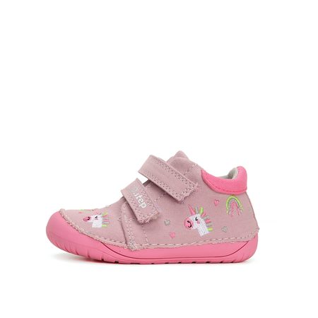 D.D.STEP C070-41709C PLÁTĚNÉ TENISKY Pink | Dětské barefoot tenisky