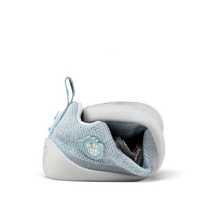 AFFENZAHN SNEAKER KNIT HAPPY SEAL Light Blue 9