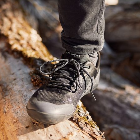 GROUNDIES ALL TERRAIN LOW Black | Barefoot outdoorové boty 3