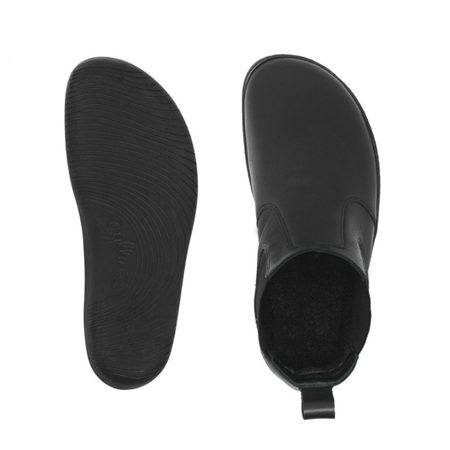 AYLLA BAREFOOT UMA DÁMSKÉ Black| Barefoot zateplené chelsea boty 5