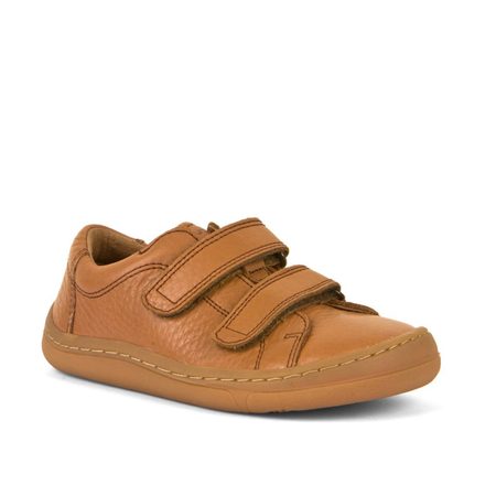 FRODDO TENISKY LEATHER VELCRO Cognac 1