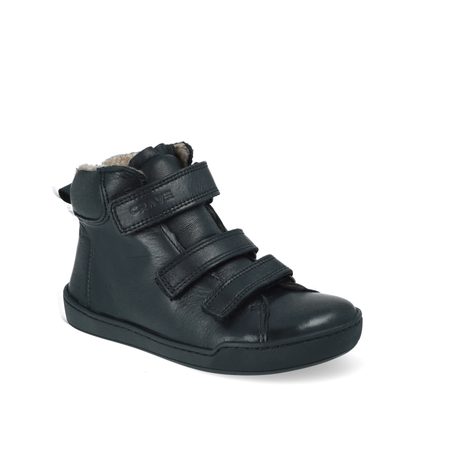 CRAVE SNOWFIELD Black | Dětské zimní zateplené barefoot boty 5
