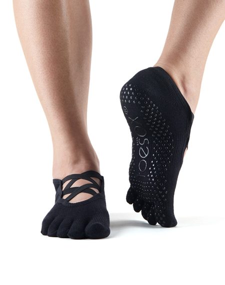 TOESOX FULL TOE ELLE GRIP Black 1