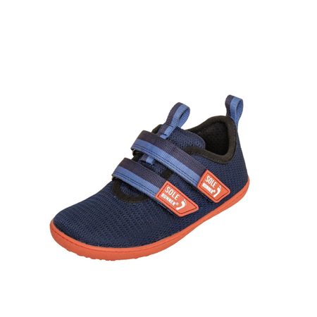 SOLE RUNNER PUCK 3 KIDS Navy Orange 5