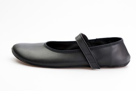 AHINSA SHOES ANANDA BARE ÚZKÁ BALERÍNKA Black 5