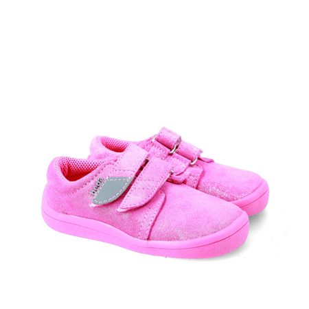 BEDA TENISKY NUBUK JANETTE Pink Sparkle 2