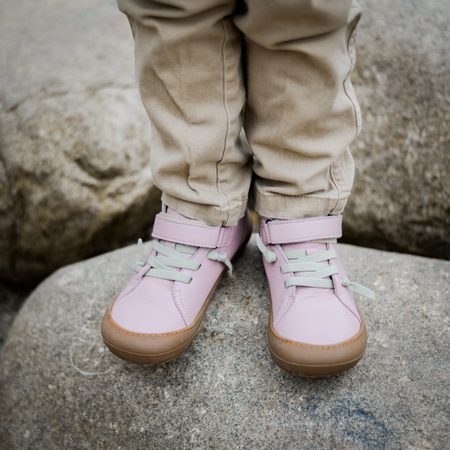 AYLLA BAREFOOT TIKSI Kids Pink | Celoroční barefoot boty 5
