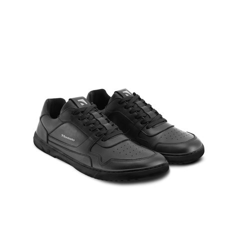 BAREBARICS BAREFOOT TENISKY ZING Black Leather 4