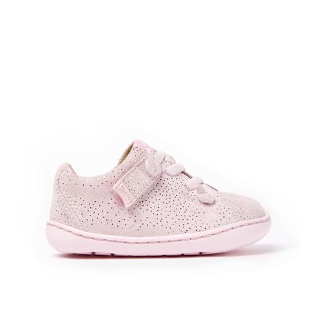 CAMPER DOTS ROSE KIDS TENISKY Pink/Silver 1