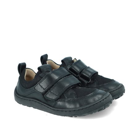 FRODDO TENISKY D-VELCRO II Black | Dětské barefoot tenisky