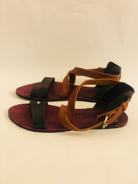 Womens Sandals Black/Brown