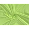 Saténové prostěradlo (80 x 200 cm) - Světle zelená