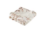 Mikroplyšová deka s beránkem 150x200 cm - Hnědý mramor