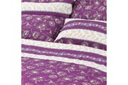 Bavlněné povlečení purple (LS199)