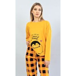 Dámské pyžamo dlouhé Tučňák