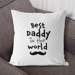 Polštářek bílý Best Daddy in the World