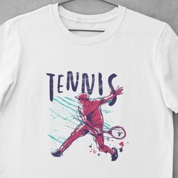 Pánské / Dámské tričko Hráč tenisu (barevný)