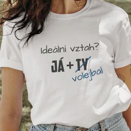Dámské / Pánské tričko Ideální vztah - volejbal