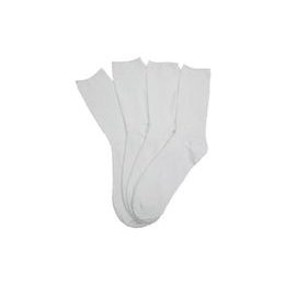 Dámské zdravotní bambusové ponožky - 10 párů (BÍLÉ)