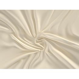 Saténové prostěradlo (180 x 200 cm) - Smetanová