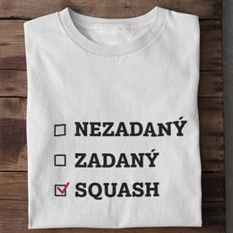 Dámské / Pánské tričko Zadaný / Nezadaný Squash