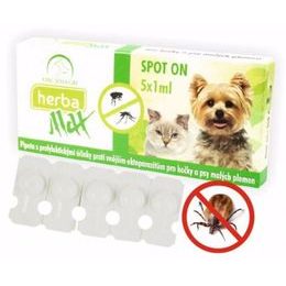 Max Herba Spot-on Dog & Cat antiparazatiní kapsle, pes a kočka 5 x 1 ml