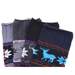 Dámské vlněné ponožky Alpaca (PB463) - 3 páry (mix barev)