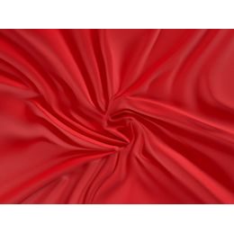 Saténové prostěradlo (140 x 200 cm) - Červená
