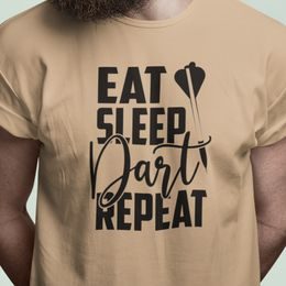 Pánské / Dámské tričko Eat, sleep, dart