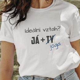 Dámské / Pánské tričko Ideální vztah - jóga