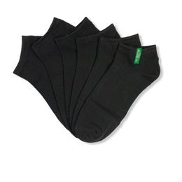 Dámské kotníčkové ponožky (XW2601C) - 12 párů (ČERNÉ)