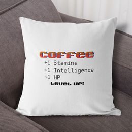 Polštářek Coffee. Level up!
