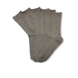 Pánské zdravotní bambusové ponožky (Z200D) - 6 párů (ŠEDÉ)