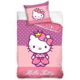 Bavlněné povlečení 140x200, 70x90 cm - Hello Kitty Princess