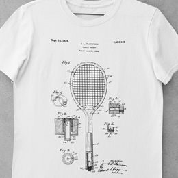 Pánské / Dámské tričko Nákres tenisové rakety