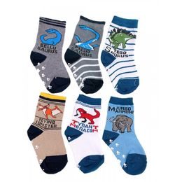 Chlapecké klasické ponožky (8501) - 6 párů (mix barev)