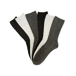 Pánské klasické bambusové ponožky (Z200B) - 6 párů (mix barev)