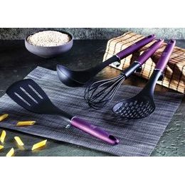Kuchyňské náčiní s nástěnným držákem 7 ks Purple Eclipse Collection