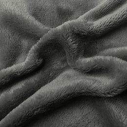 Mikroflanelové prostěradlo Classic (180 x 200 cm) - tmavě šedá