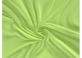 Saténové prostěradlo (180 x 200 cm) - Světle zelená