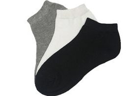 Pánské kotníčkové ponožky (BÍLÉ, ČERNÉ, ŠEDÉ) - 12 párů
