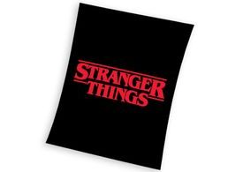 Dětská deka 150x200 cm - Stranger Things (Black)