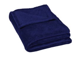 Dětská deka z mikrovlákna 100x150 cm - Tmavě modrá