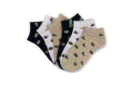 Dámské kotníčkové ponožky (XW2659) - 12 párů (mix barev)
