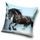 Povlak na polštářek 40x40 cm - Kůň Černý Mustang